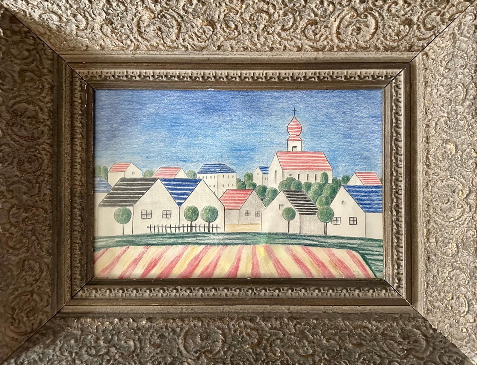 Jan Zrzavý (1890 - 1977) - Vesnice Krucemburk