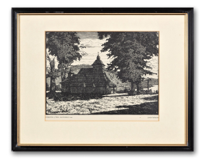 Řeřicha Josef - Kostely - 6 dřevorytů