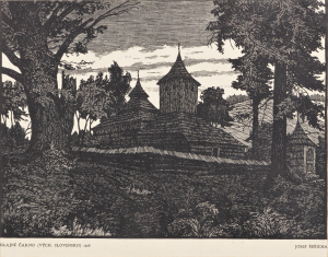Řeřicha Josef - Kostely - 6 dřevorytů