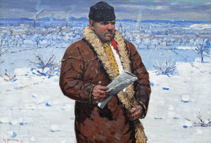 Antoš Frolka (1877 - 1935) - VELKÝ FORMÁT - Starosta z Mařatic