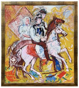 Vladimír Vašíček (1919 - 2003) - VELKÝ FORMÁT - Jízda králů v Kyjově
