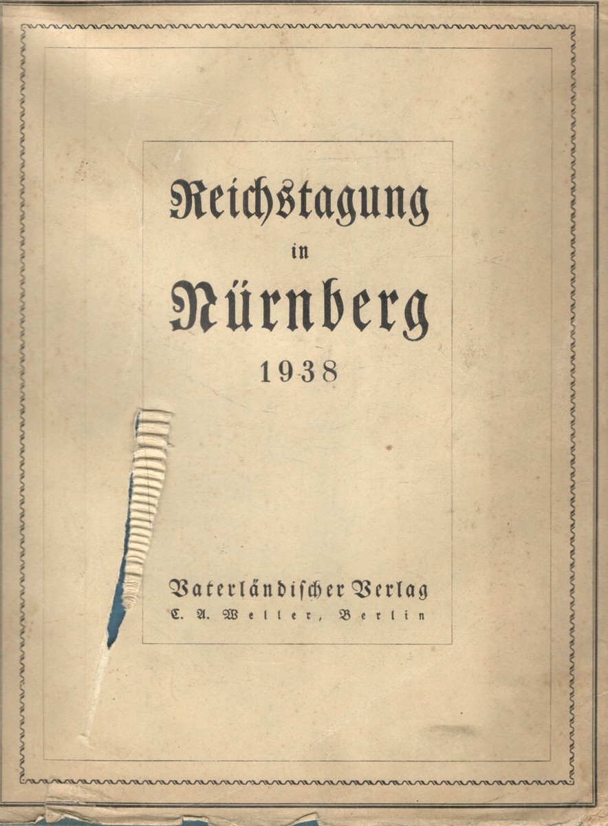 Hanns Kerrl - Reichstagung in Nürnberg 1938 (Der Parteitag Grossdeutschland)