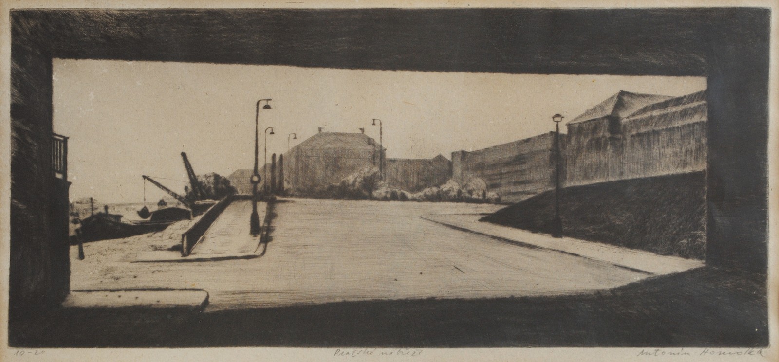 Antonín Homolka - Pražské nábřeží