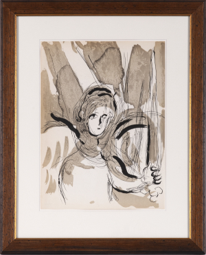 Marc Chagall - Anděl s mečem