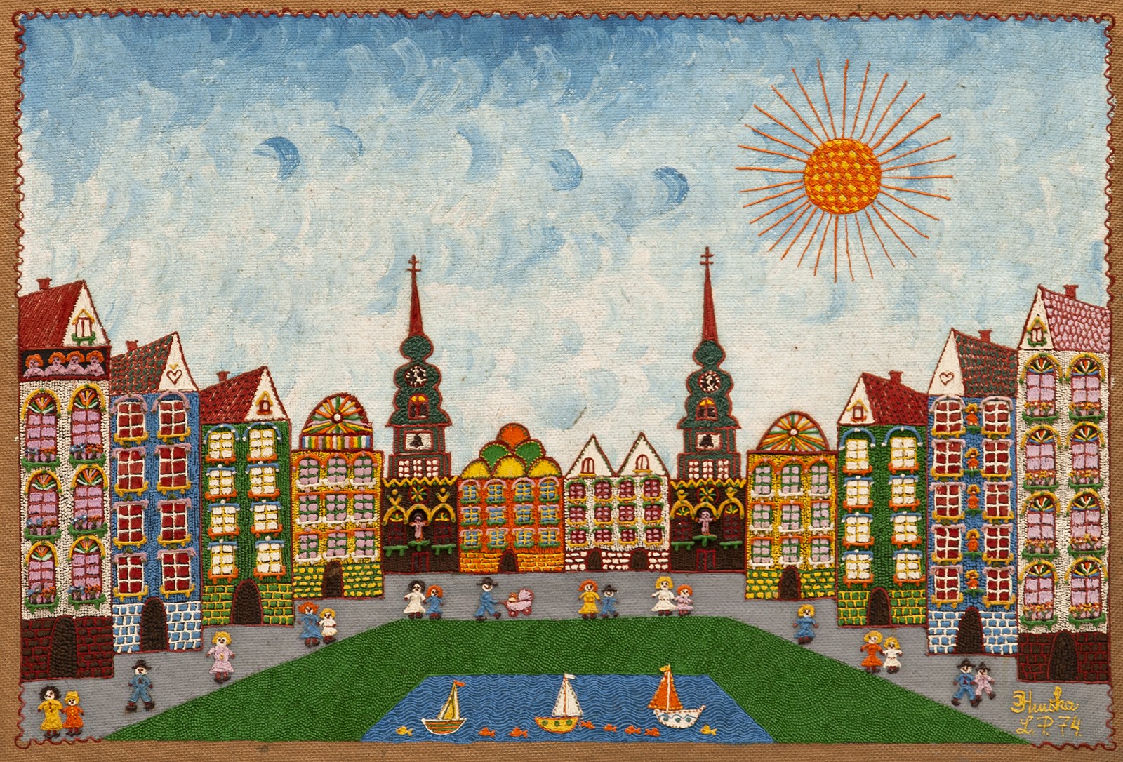 Jan Hruška (1918 - 2004) - Léto ve městě