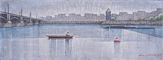 Jiří Chadima (1923) - Rybář a červená bójka
