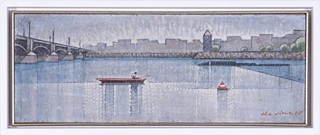 Jiří Chadima (1923) - Rybář a červená bójka