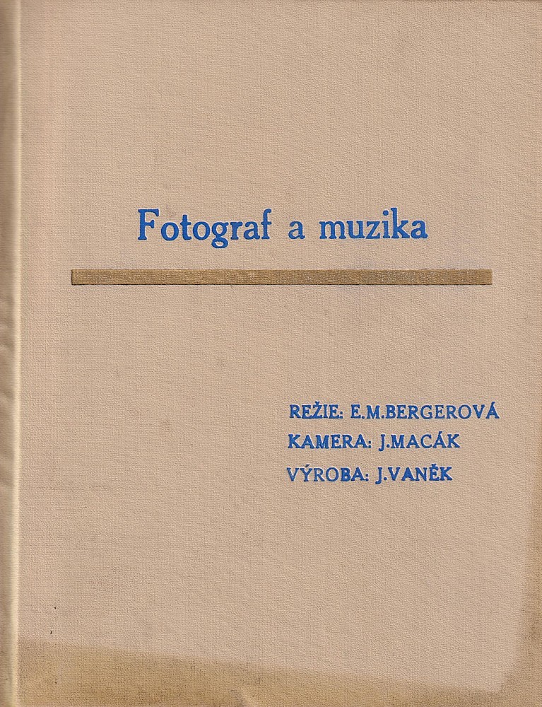 Josef Sudek - Fotograf a muzika