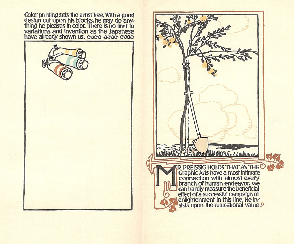 Vojtěch Preissig - Tisk V. Preissiga