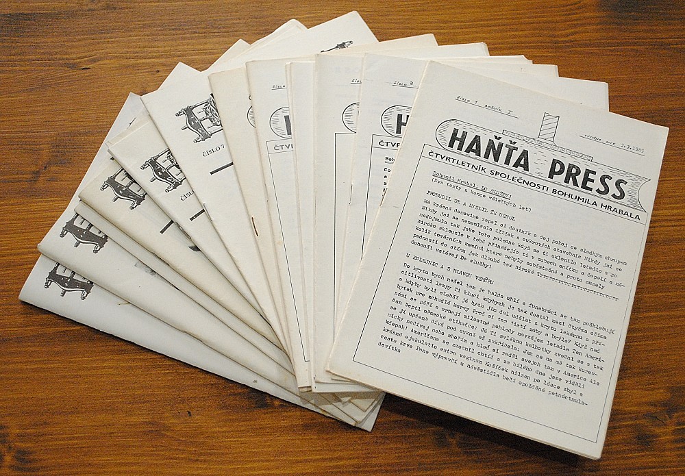 Bohumil Hrabal - Haňťa Press č. 1-9 + 13, 14 a 16