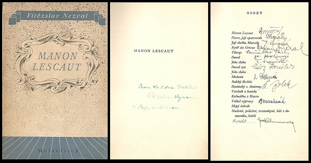 Vítězslav Nezval - Manon Lescaut