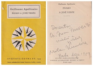 Milan Kundera - G. Apollinaire: Pásmo a jiné verše