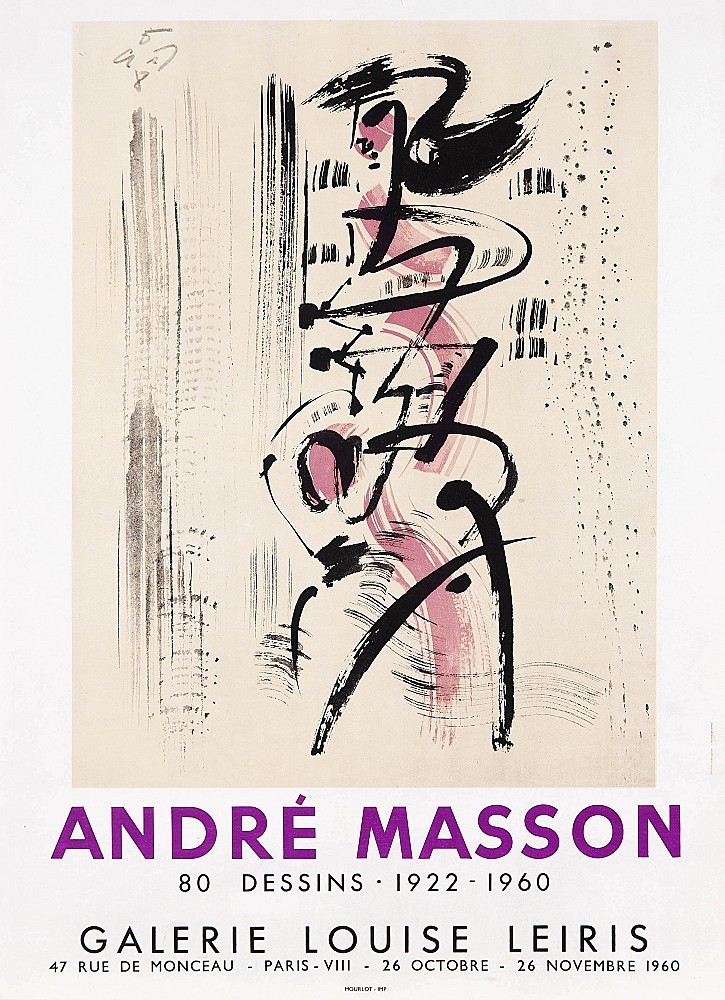 André Masson (1896 - 1987) - Galerie Louise Leiris 80 dessins 1992 -1960