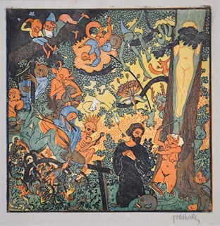 Josef Váchal (1884 - 1969) - Pokušení sv. Antonína
