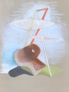 Alois Wachsman (1898 - 1942) - Obraz (Surrealistická kompozice)