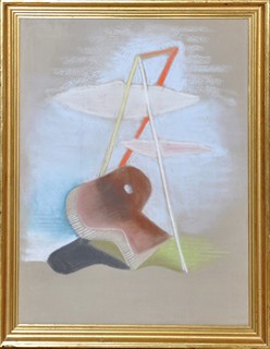 Alois Wachsman (1898 - 1942) - Obraz (Surrealistická kompozice)
