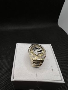 Zlatý prsten Versace Medusa 14kt