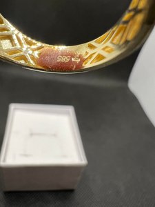 Zlatý prsten Versace Medusa 14kt