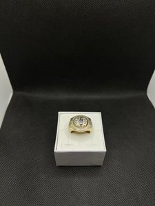 Zlatý prsten Versace Medusa 14kt