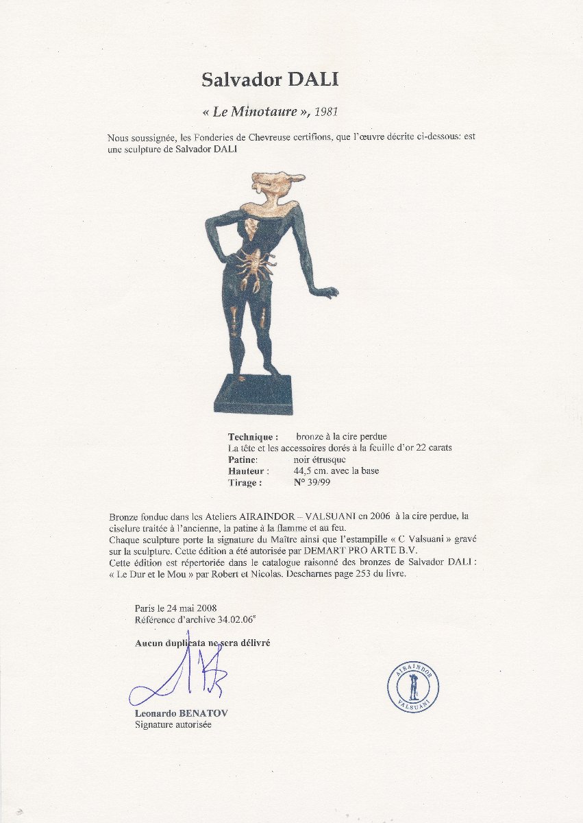 Salvador Dalí | Minotaur
