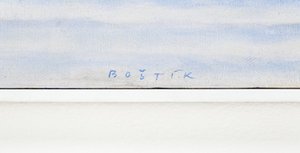 Václav Boštík | Rýhování v modré