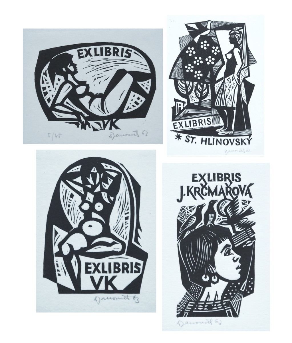 KONVOLUT 4x EX LIBRIS