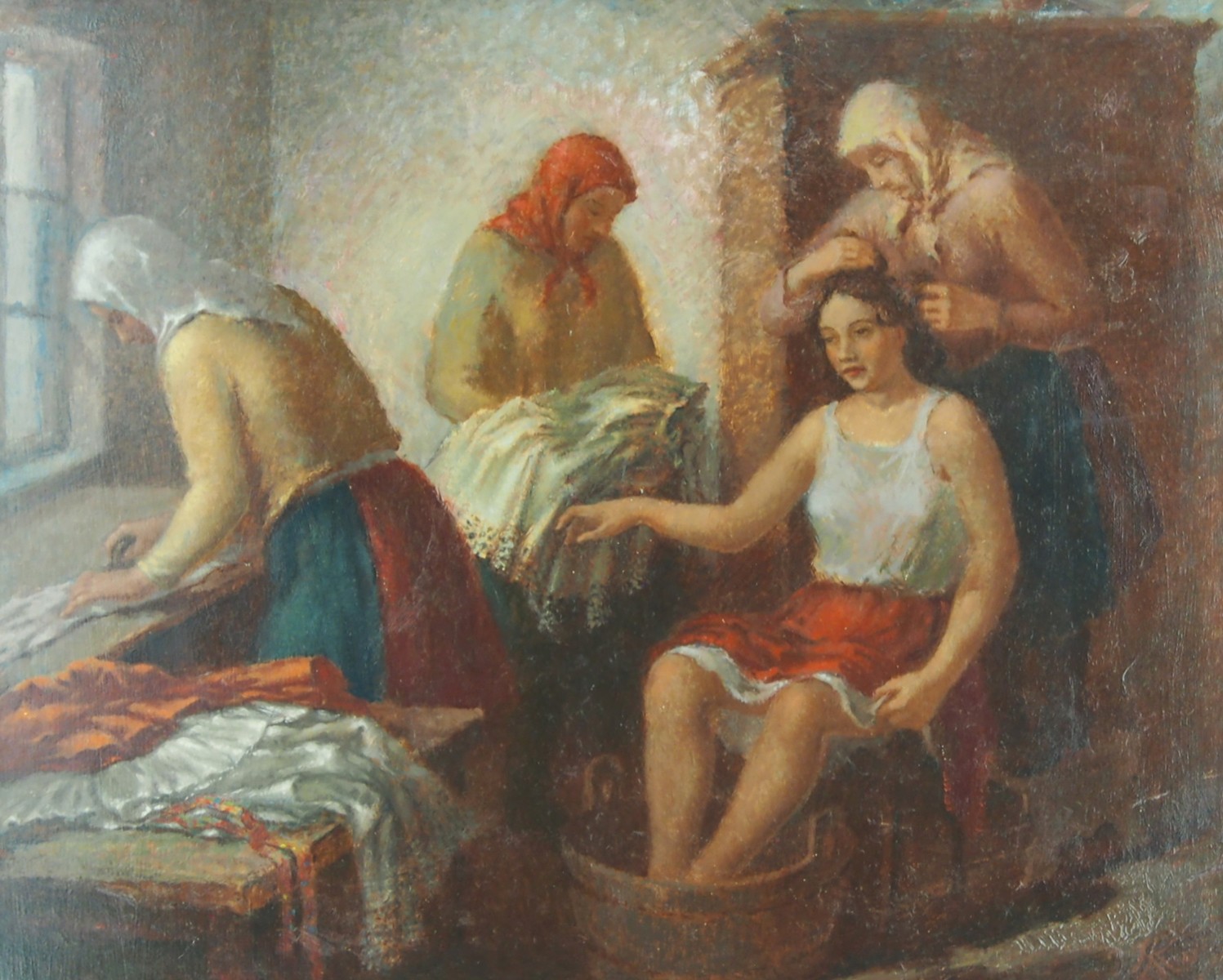 Hubert Kovařík (1888 - 1948) - ČESÁNÍ NEVĚSTY