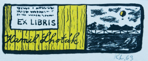 Kamil Lhoták (1912 - 1990) - VLASTNÍ EX LIBRIS 