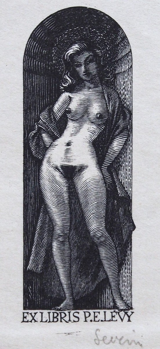 Mark Severin - SEBEVĚDOMÁ – ex libris P.E. LÉVY