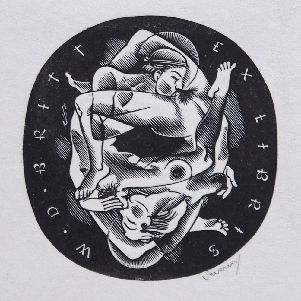 Mark Severin - EROTIKA – ex libris W.D.BRITT