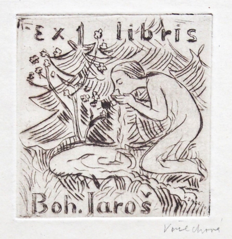 Marie Vořechová Vejvodová  -  EX LIBRIS Boh. Jaroš