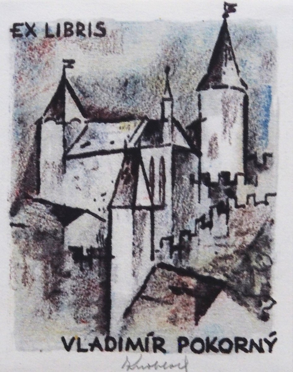 Bohuslav Knobloch  -  EX LIBRIS VLADIMÍR POKORNÝ