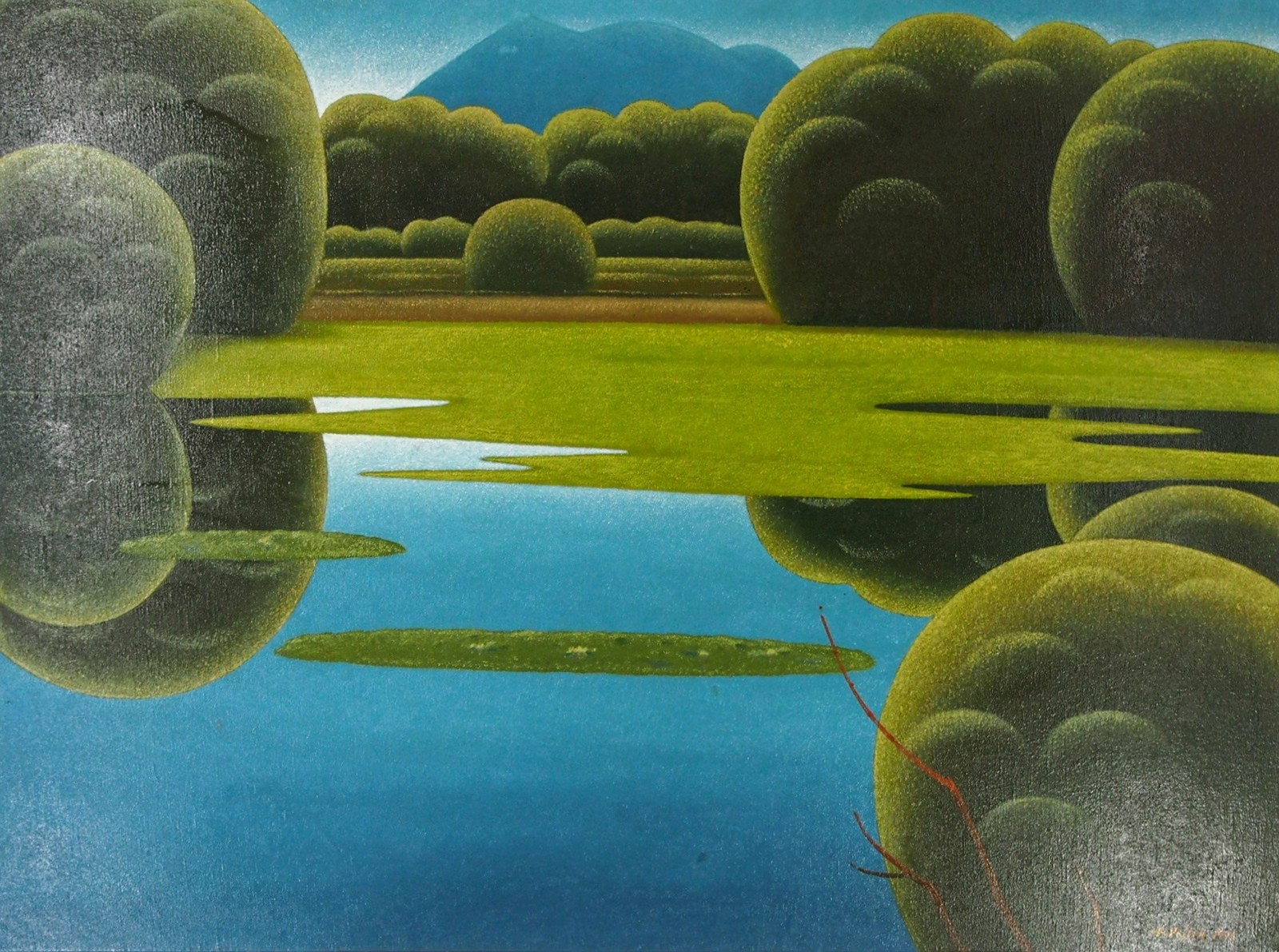 Antonín Vojtek (1934) - MIZEJÍCÍ KRAJINA 1996