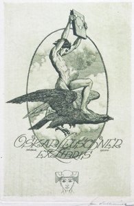 Stanislav Kulhánek - Ex libris OSKAR LEUSCHNER 1917