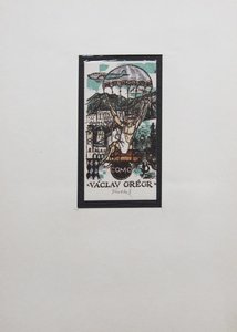 Bohuslav Knobloch  -  COMO – ex libris VÁCLAV GRÉGR