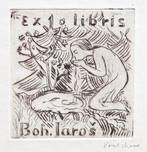 Marie Vořechová Vejvodová  -  EX LIBRIS Boh. Jaroš