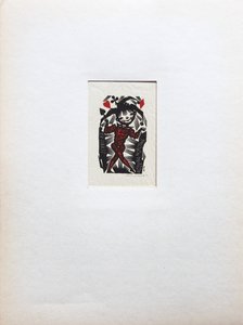 Vojtěch Cinybulk  -  KAŠPÁREK – ex libris RŮŽENA NOVOTNÁ