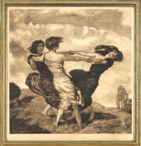 Franz von Stuck - TŘI TANČÍCÍ DÍVKY