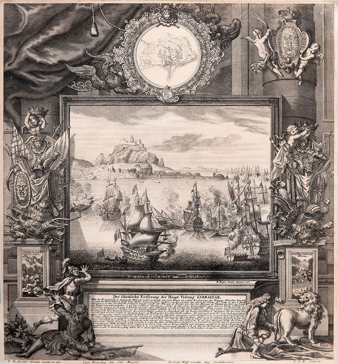 Paul Decker - Bitevní scény z války o dědictví španělské 1701 - 1714