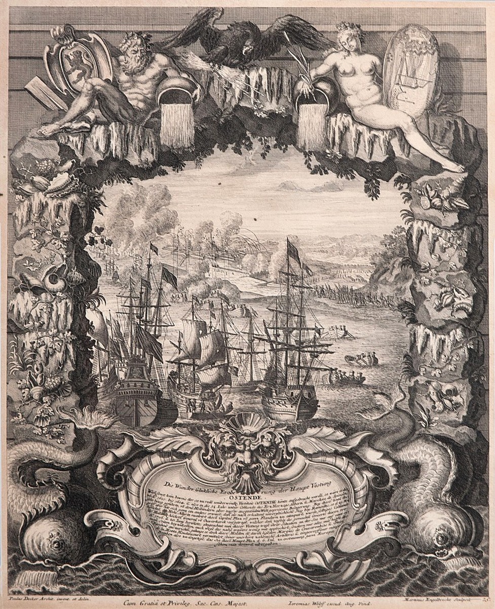 Paul Decker - Bitevní scény z války o dědictví španělské 1701 - 1714