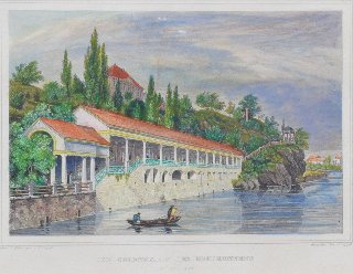 POPPEL Johann Fridrich (1807-1882): Kolonáda Nového Pramene v Karlových Varech