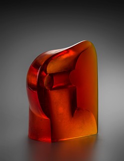 Stanislav Libenský (1921 - 2002) Jaroslava Brychtová (1924 - 2020) - Hlava s kulatým okem