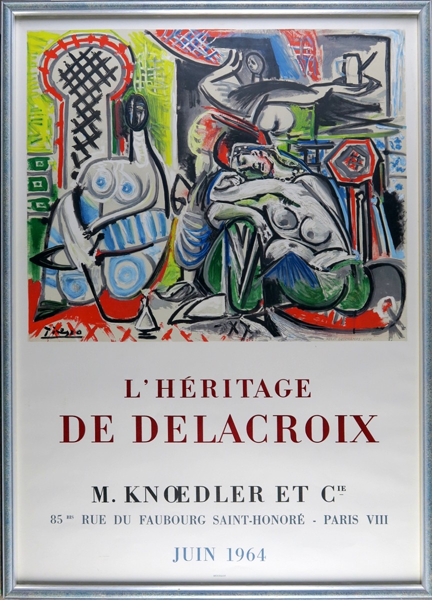 Pablo Picasso (1991 - 1973) - Plakát "L´Heritage De Delacroix"