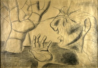 František Hudeček (1909 - 1990) - Surrealistická kompozice