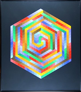 Victor Vasarely (1906 - 1997) - Hexagon