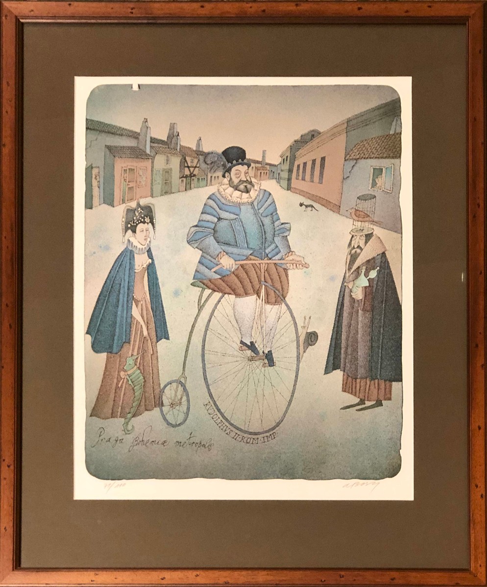 Adolf Born (1930 - 2016) - Praga Bohemiæ metropolis. Rudoplhus II. Rom. Imp.
