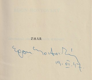 Egon Hostovský (1908 - 1973) - Žhář