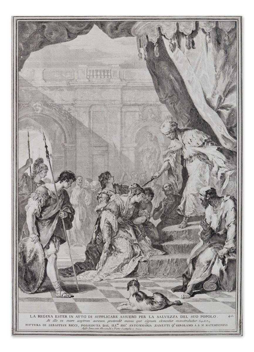 Monaco Pietro | La regina Ester (předloha Sebastian Ricci)