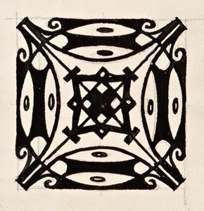Jan Konůpek (1883 - 1950) - Dva secesní ornamenty