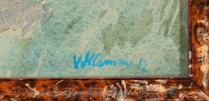 Walther Klemm (1883 - 1957) - Husy u jezera